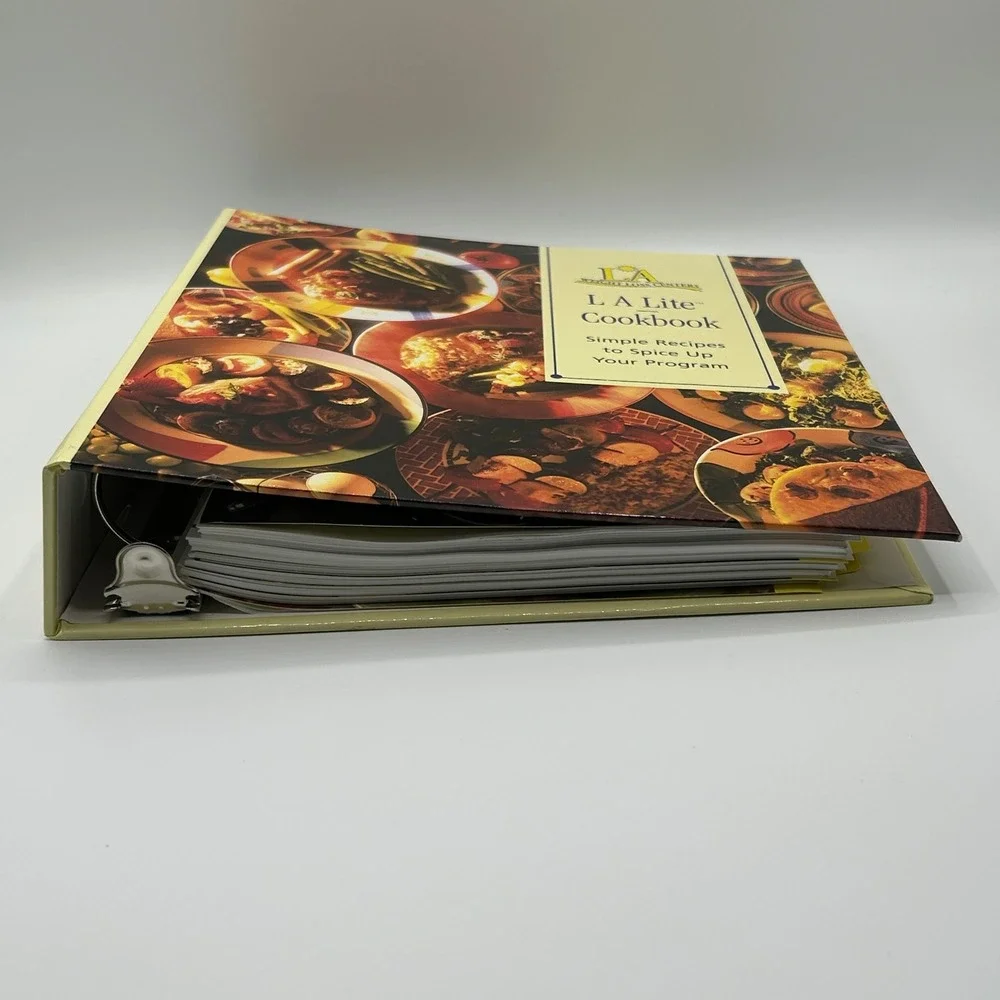 LA Weight Loss Centers Lite Cookbook‎ 2002 Ring Binder Healthy Recipes Diet Plan